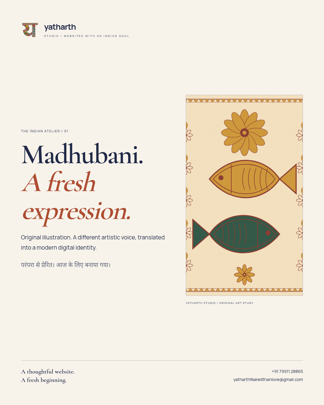 Madhubani / Studio art campaign